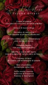 Menu di San Valentino